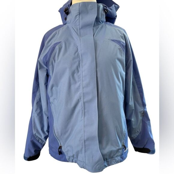 L.L. Bean Women’s Rugged Ridge Parka Blue Waterproof Hooded Jacket Size Small - Picture 1 of 13